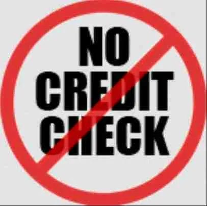 no credit loans sign