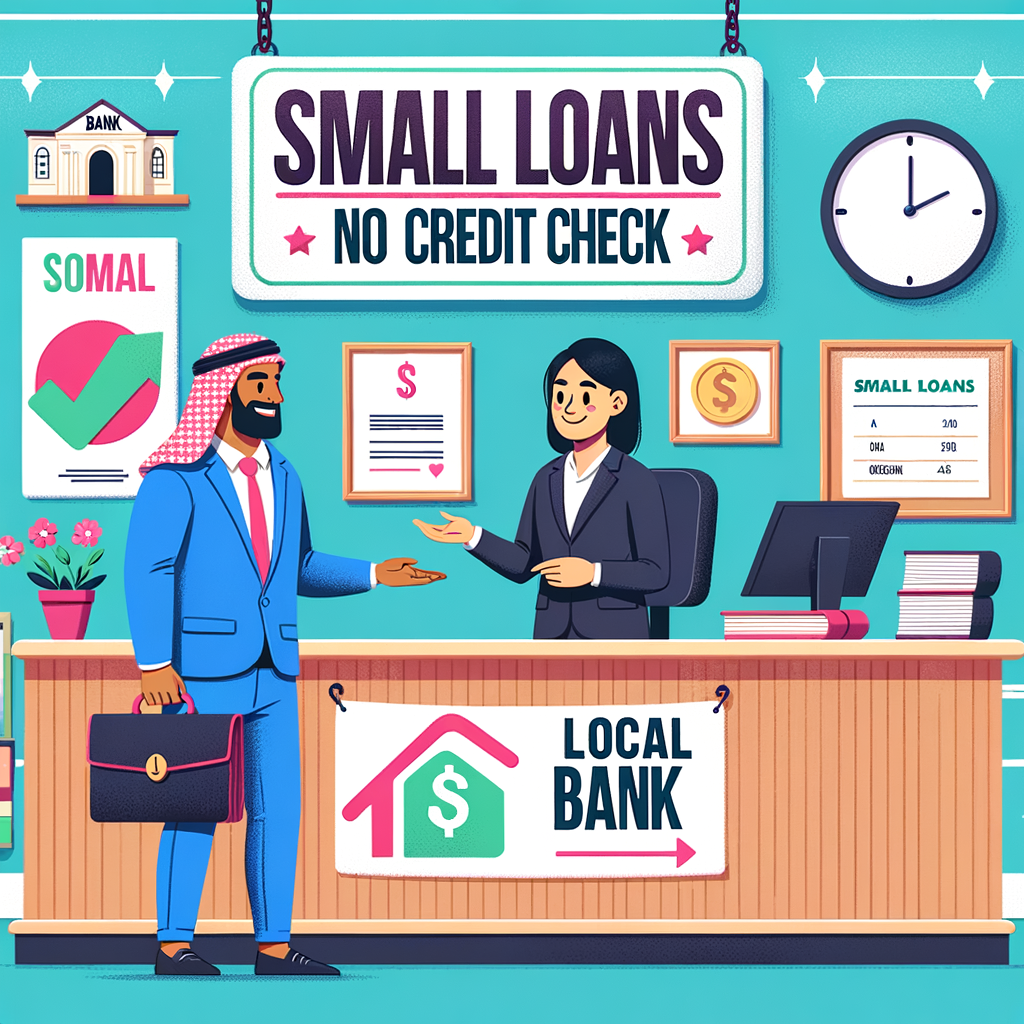 small loans no credit check